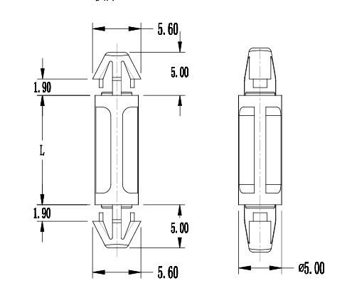 PCB Standoff LCC-11